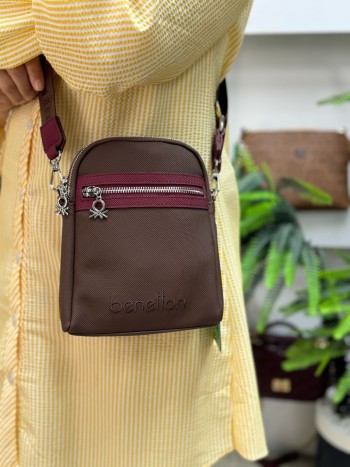 Benetton Bnt-1440 Kadın Çanta Cüzdan Kahve Benetton Bnt-1440 Kadın Çanta Cüzdan Kahve