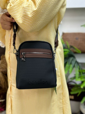 Benetton Bnt-1440 Kadın Çanta Cüzdan Siyah Kahve Benetton Bnt-1440 Kadın Çanta Cüzdan Siyah Kahve