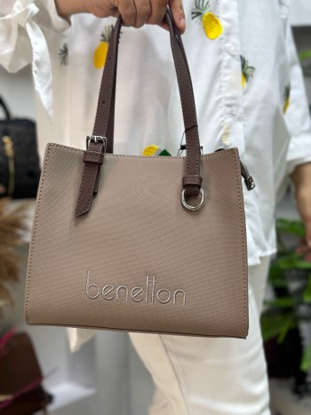 Benetton Bnt-1442 Kadın Çanta Nano Kumaş Çapraz Model Bizon