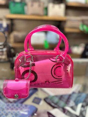 Benetton Bnt-1453 Kadın Çanta Slikon El Ve Çapraz Model Pembe