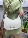 Benetton Bnt-1541 Kadın Çanta El Ve Çapraz Model Bej Kahve