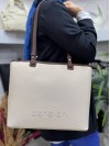 Benetton Bnt-1583 Kadın Çanta Nano Kumaş El Ve Çapraz Model Taş Kahve