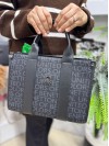 Benetton Bnt-1596 Kadın Çanta Monogram El Ve Çapraz Model Siyah