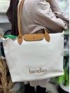 Benetton Bnt-1611 Kadın Çanta Nano Kumaş El Ve Çapraz Model Bej Camel