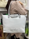 Benetton Bnt-1611 Kadın Çanta Nano Kumaş El Ve Çapraz Model Beyaz