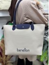 Benetton Bnt-1611 Kadın Çanta Nano Kumaş El Ve Çapraz Model Taş Laci