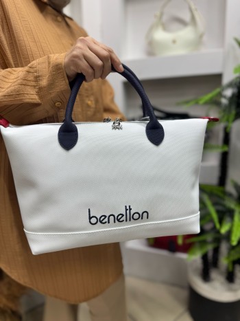 Benetton Bnt-1612 Kadın Çanta Nano Kumaş El Ve Çapraz Model Beyaz Laci Benetton Bnt-1612 Kadın Çanta Nano Kumaş El Ve Çapraz Model Beyaz Laci