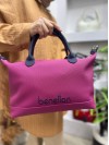 Benetton Bnt-1612 Kadın Çanta Nano Kumaş El Ve Çapraz Model Mürdüm