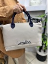 Benetton Bnt-1612 Kadın Çanta Nano Kumaş El Ve Çapraz Model Taş Laci