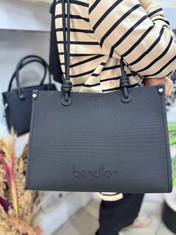 Benetton Bnt-1622 Nano Kumaş El Ve Omuz  Model Siyah