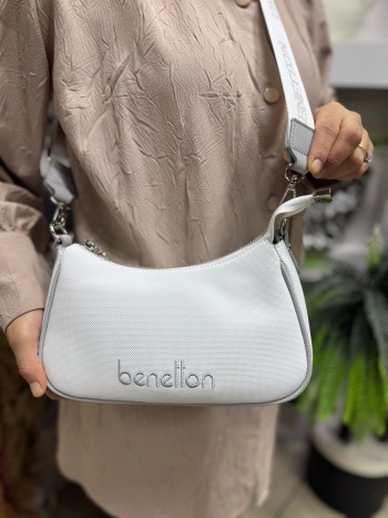 Benetton Bnt-1600 Kadın Çanta Nano Kumaş El Ve Çapraz Model Beyaz Benetton Bnt-1600 Kadın Çanta Nano Kumaş El Ve Çapraz Model Beyaz