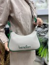 Benetton Bnt-1600 Kadın Çanta Nano Kumaş El Ve Çapraz Model Zümrüt Taş