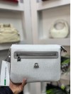 Benetton Bnt-1377 Kadın Çanta Monogram Eskitme Çapraz Model Beyaz
