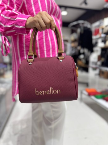 Benetton Bnt-1647 Nano Kumaş  El Ve Çapraz Model Siyah