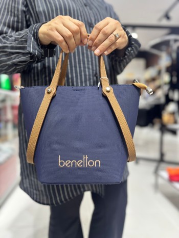 Benetton Bnt-1680 Nano Kumaş  El Ve Çapraz Model Lacivert