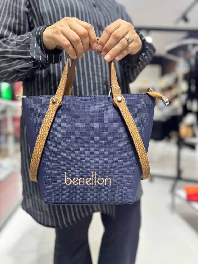 Benetton Bnt-1680 Nano Kumaş  El Ve Çapraz Model Lacivert