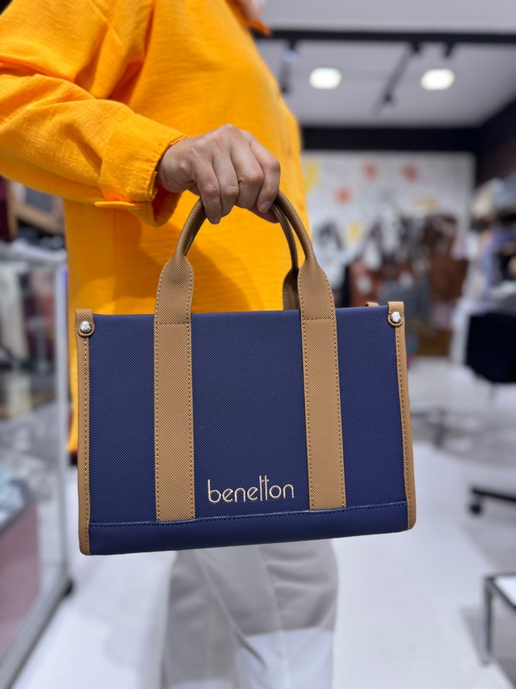 Benetton Bnt-1670 Nano Kumaş  El Ve Çapraz Model Lacivert