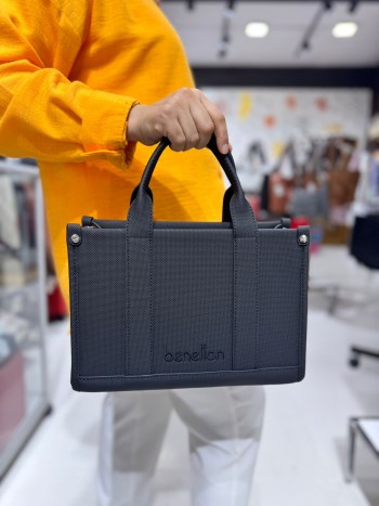 Benetton Bnt-1670 Nano Kumaş  El Ve Çapraz Model Siyah