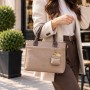Asel Collection asl-0011 Kadın Çanta El Ve Çapraz  Model Kum Kahve
