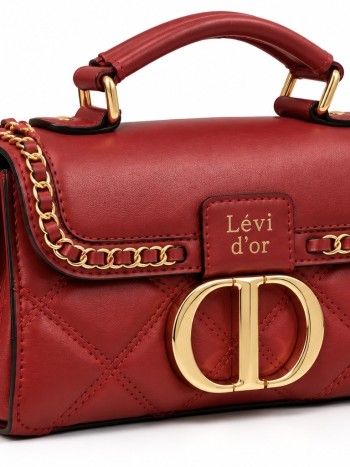 Levidor 930427 Kadın Çanta İthal Premium Serisi  El  Ve Çapraz Model Bordo