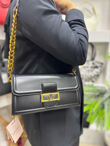 Levidor 930239 Kadın Çanta İthal Premium Serisi  El Ve Çapraz Model Siyah