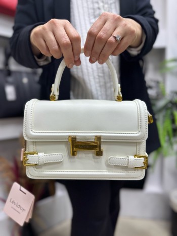 Levidor 930243 Kadın Çanta İthal Premium Serisi El Ve Çapraz Model Beyaz