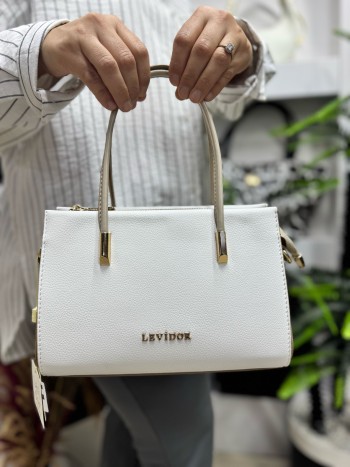 Levidor 930257 Kadın Çanta El Ve Çapraz Model Beyaz
