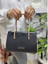 Levidor 930257 Kadın Çanta El Ve Çapraz Model Krem Siyah Vizon