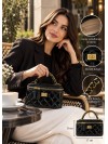 Levidor 930568 Kadın Çanta İthal Premium Serisi  El  Ve Çapraz Model Siyah