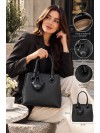 Levidor 930636Kadın Çanta İthal Premium Serisi  El  Ve Çapraz Model Siyah