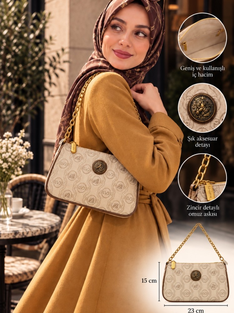 Levidor 931013 Kadın Çanta İthal Premium Serisi El,Omuz Ve Çapraz Model Camel Levidor 931013 Kadın Çanta İthal Premium Serisi El,Omuz Ve Çapraz Model Camel