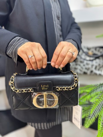 Levidor 930427 Kadın Çanta İthal Premium Serisi  El,Omuz  Ve Çapraz Model Siyah