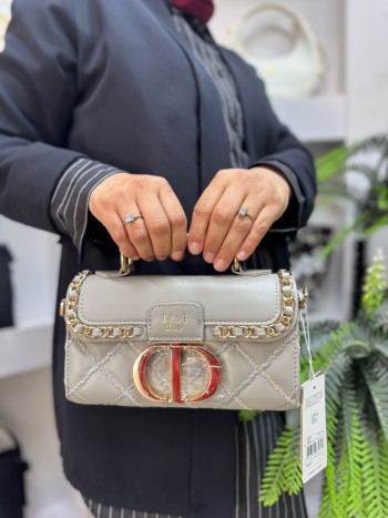 Levidor 930427 Kadın Çanta İthal Premium Serisi  El,Omuz  Ve Çapraz Model Gri