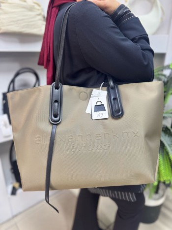 Levidor 930392  Kadın Çanta İthal Premium Serisi  El Ve Omuz Model Gri