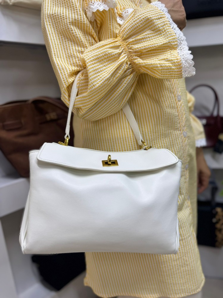 Levidor 930341 Kadın Çanta İthal Premium Serisi  El Ve Çapraz Model Bej