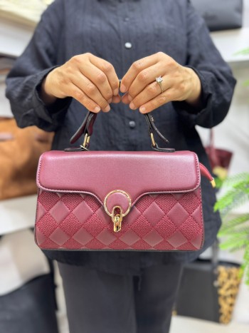 Levidor 930085 Kadın Çanta El Ve Çapraz Model Bordo Levidor 930085 Kadın Çanta El Ve Çapraz Model Bordo