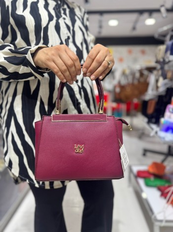 Levidor 930205 Suni Deri El Ve Çapraz Model Bordo