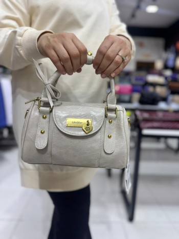 Levidor 930565 Kadın Çanta İthal Premium Serisi  El  Ve Çapraz Model Gri