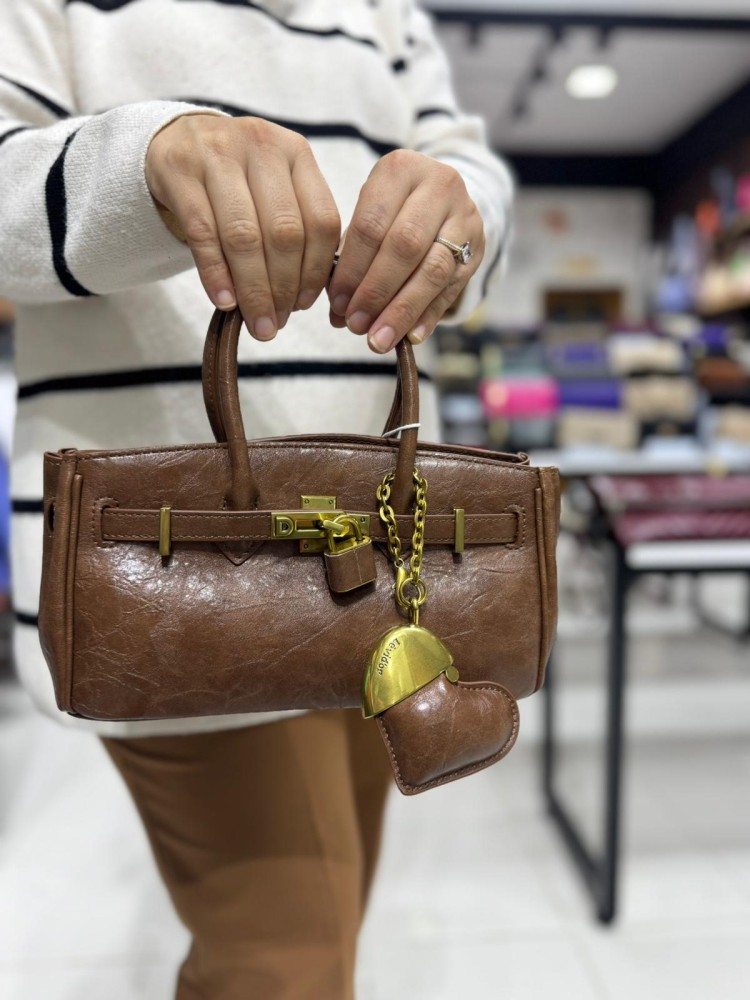 Levidor 930562 Kadın Çanta İthal Premium Serisi  El  Ve Çapraz Model Haki