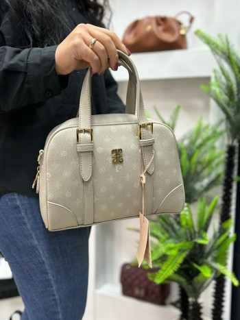 Pierre Cardin 135 Kadın Çanta Monogram El Ve Çapraz Model Taş