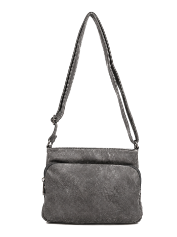 Sanmoris Sı-04 Yumuşak Dokulu Çapraz Model Gri