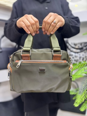 Sanmoris 1422  Kadın El Ve Çapraz  Model Yeşil