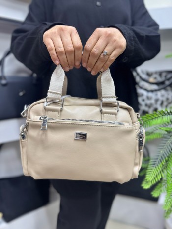 Sanmoris 1422  Kadın El Ve Çapraz  Model Krem