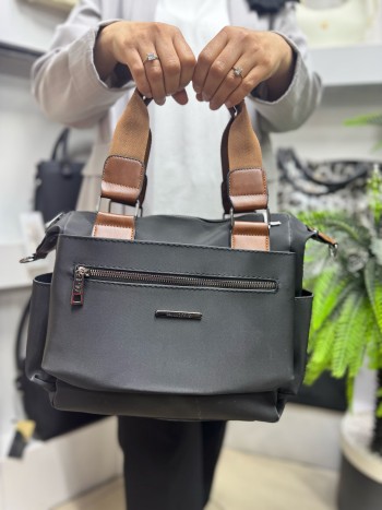 Sanmoris 1383 Kadın El Ve Çapraz  Model Siyah Taba 