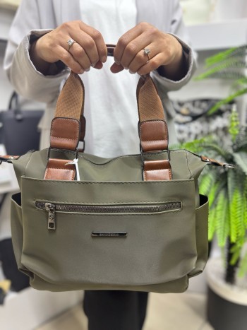 Sanmoris 1383 Kadın El Ve Çapraz  Model Yeşil