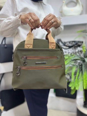 Sanmoris 1389 Kadın El Ve Çapraz  Model Yeşil