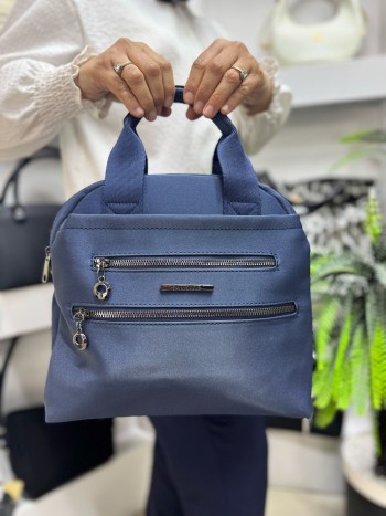 Sanmoris 1389 Kadın El Ve Çapraz  Model Lacivert