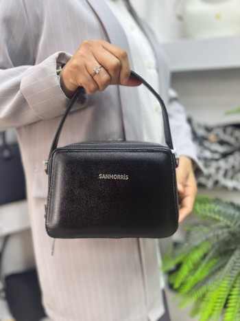 Sanmoris 1427 Kadın El Ve Çapraz  Model Siyah