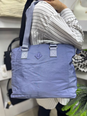 Sanmoris 4012 İthal Kadın El Ve Çapraz  Model Mavi 