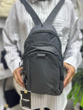 Sanmoris 6005 İthal Kadın Sırt Ve Vücut Çanta Model Antrasit Gri